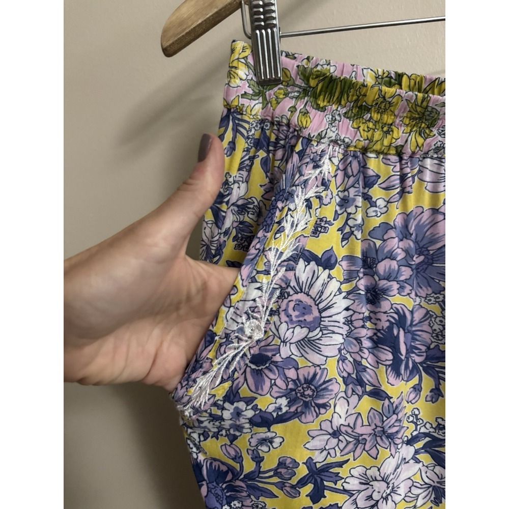 Anthropologie Pajamas Floral Pattern SET Pants Tank Camisole Size Small - Picture 9 of 13